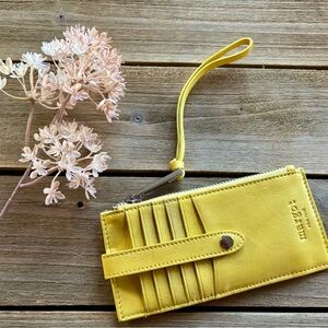 Mango Yellow Wristlet Wallet